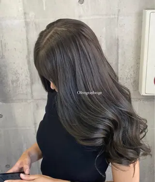 セミロング カラー パーマ ヘアアレンジ メンズ 最新艶髪トレンド¦ ヘア¦miyu🐒♡のヘアスタイル