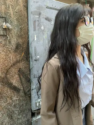 ロング カラー もりたみかこ 美容師お休み中のヘアスタイル
