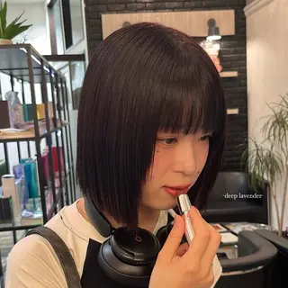 カラー 𝐲𝐮𝐮 /艶髪 /透明感カラー🌱のヘアスタイル