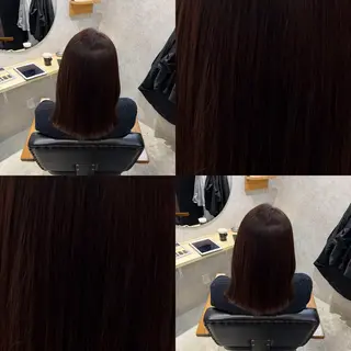 ミディアム ほの かのヘアスタイル