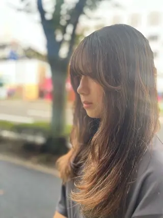 ロング 🧡艶髪・ゆるふわ style💛ミユのヘアスタイル
