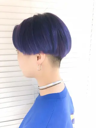 ショート バレイヤージュ 藤沢 髪質改善 竹内ケンゴのヘアスタイル