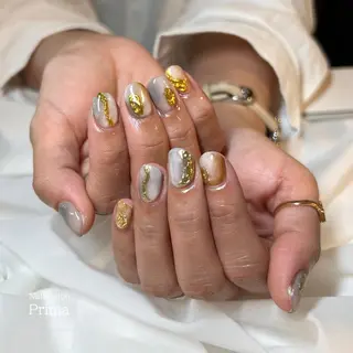 ミディアム ネイル SalonPrima 西院Nail&Eyeのネイルデザイン