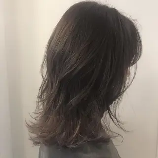 ミディアム カラー Bonheur umedaのヘアスタイル