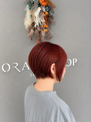ショート 大人かわいいショート ボブ🧡Mai🧡のヘアスタイル