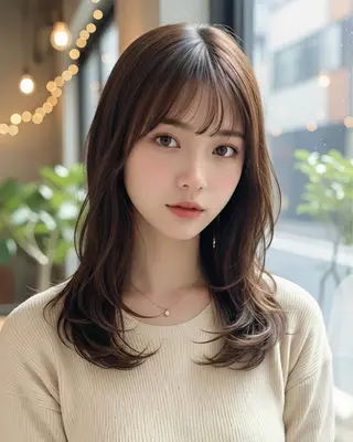 ミディアム 野呂 海吏のヘアスタイル