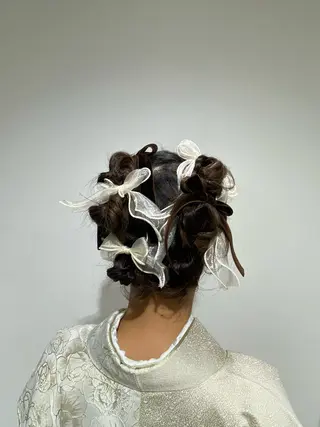 ヘアアレンジ エジリ ナナハのヘアスタイル