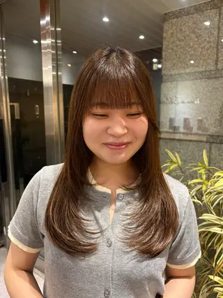 ロング 🌿美髪矯正/ 透明感カラー/ルキのヘアスタイル