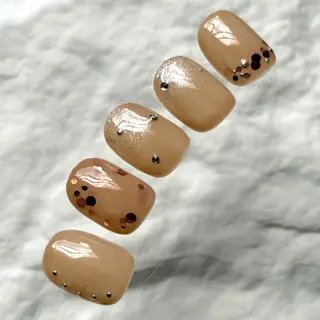 ネイル Sun Brown Mireiのネイルデザイン