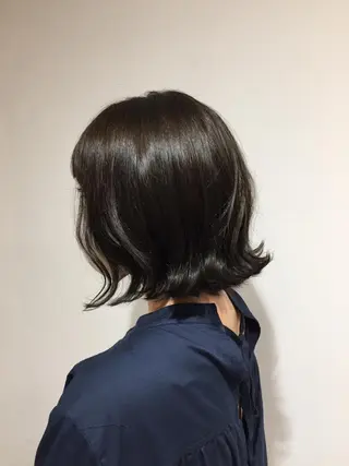 ミディアム カラー 髪質改善/艶髪/大竹 穂香🦉のヘアスタイル