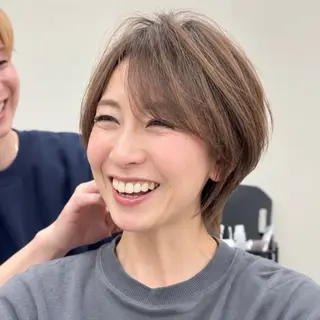 ショート カラー お悩み解決ショート/ 似合わせカット/といのヘアスタイル