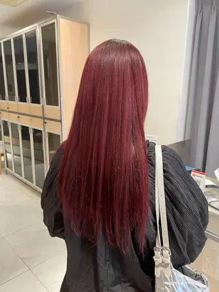 ロング カラー ヘアアレンジ 艶髪/レイヤーカット 🐣misakiのヘアスタイル
