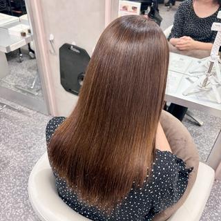 ロング カラー 髪質改善/艶カラー /やまだくるみのヘアスタイル