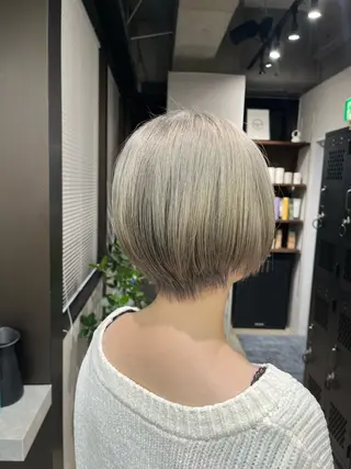 ショート カラー 【‪カット550円】 🌟ユズハのヘアスタイル