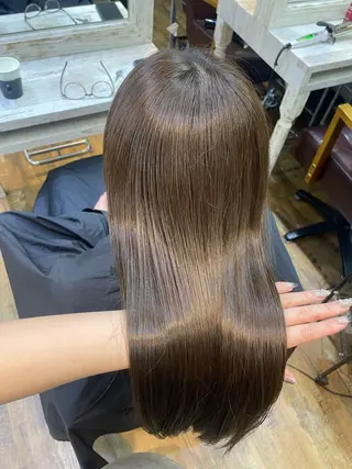 ロング カラー 極艶透明感カラー🐰 髪質改善/出雲つぐみのヘアスタイル