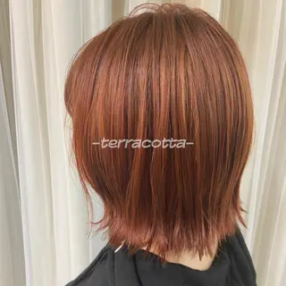 ミディアム カラー パーマ ヘアアレンジ メンズ キッズ ネイル マツエク・マツパ 横浜Bob美容師🤎 ERINAのヘアスタイル