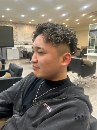 パーマ ボブ&寒色🎐ᩚ 短髪 COCOROのヘアスタイル