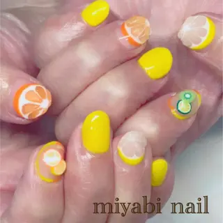 ネイル miyabi nail 桂川駅近くのネイルデザイン
