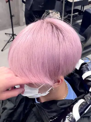 ショート カマタ ハルキのヘアスタイル