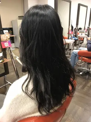 ロング カラー デザインカラー🌈 高木リョウのヘアスタイル