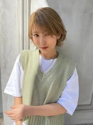 ショート Mika Haraguchiのヘアスタイル