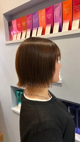 ショート カラー 🎀透明感カラー /ハイトーン🎀のヘアスタイル