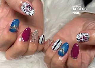 ネイル access nailのネイルデザイン