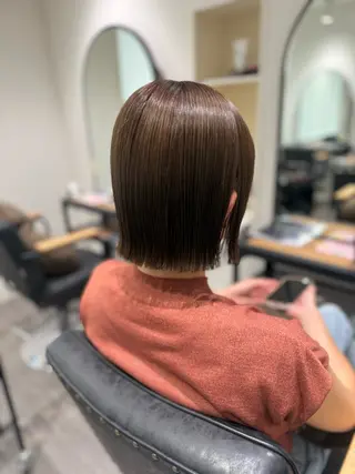 ミディアム カラー 艶髪レイヤー上田 紗也🇰🇷💗のヘアスタイル