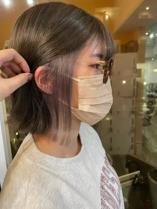ミディアム カラー newi梅田🫧韓国 ヘア🫧sakiのヘアスタイル