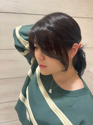 ミディアム メ イのヘアスタイル