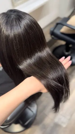 ミディアム Rena/韓国 /ワンホンヘアのヘアスタイル