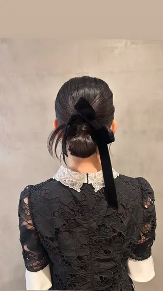 セミロング ヘアアレンジ タナカ カナ🫧のヘアスタイル