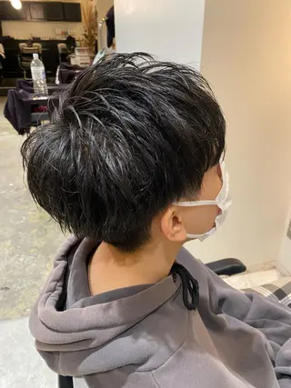 ショート メンズ バレイヤージュ職人 🔥代表YU-SHIのヘアスタイル