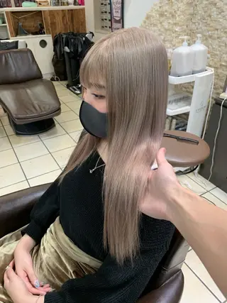 ロング カラー 艶髪カラー✨似合わせ No.1🥇渡辺康貴のヘアスタイル