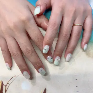 ネイル ハルミ　Lupion ❤️のネイルデザイン