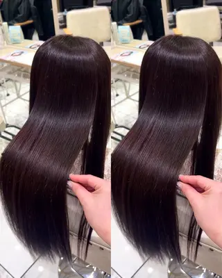 ロング パーマ 🇰🇷レイヤー/ト レンドまつげ🎀ミキのヘアスタイル