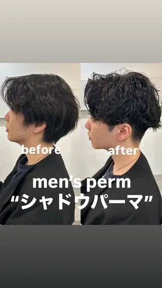 パーマ メンズ メンズ清潔感のプロ 💈メンズパーマ藤田のヘアスタイル