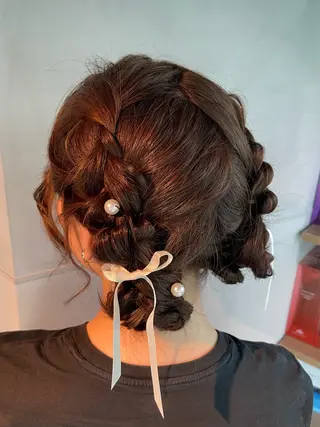ロング 推し活アレンジ🎀 艶カラー￤nanoのヘアスタイル