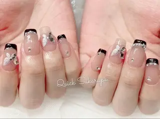 ミディアム Quick Sukarupuのネイルデザイン
