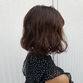 ミディアム 🙃 透明感カラー/ボブのヘアスタイル