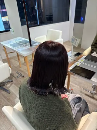 カラー ♡ ♡のヘアスタイル