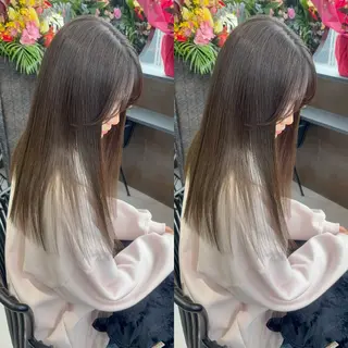 ロング 今話題の艶髪矯正 美艶カラー/FUKAのヘアスタイル