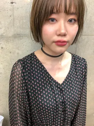 ショート カラー センスをお届けします 大谷将生infpのヘアスタイル