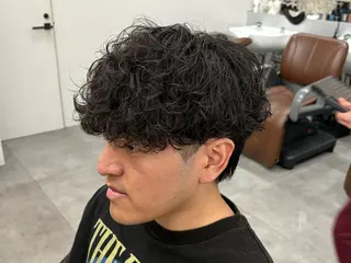 パーマ メンズ 中田 信太郎のヘアスタイル
