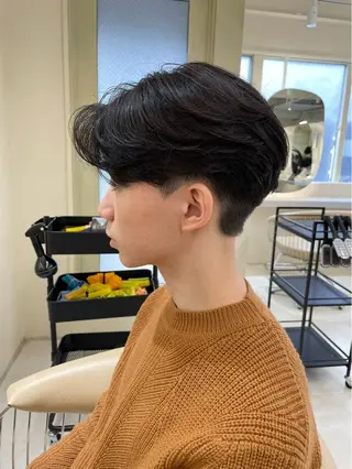 ショート メンズ清潔感のプロ 💈メンズパーマ藤田のヘアスタイル