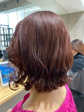 ミディアム カラー 似合う髪型見つけます AYAKAのヘアスタイル