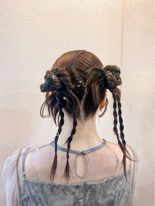 ヘアアレンジ hair make もりした　ゆうのヘアスタイル