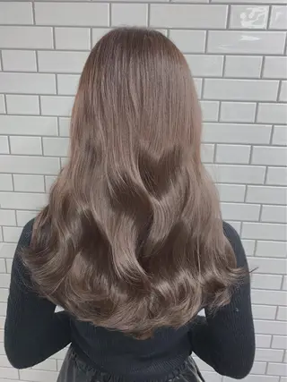 ロング カラー ヘアアレンジ Zina 渋谷のヘアスタイル
