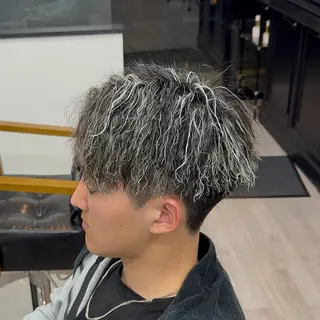 ショート パーマ メンズ メンズカット/パーマ 川崎　智大のヘアスタイル