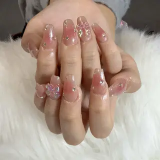 ネイル 🎀nana🫧 ワンホンネイル🎀のネイルデザイン